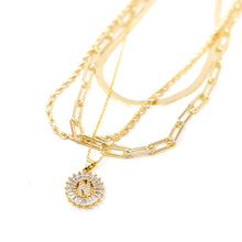 Load image into Gallery viewer, PREORDER: Mini Radiant Initial Necklace
