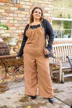 Load image into Gallery viewer, More Than Friends Corduroy Jumpsuit In Camel
