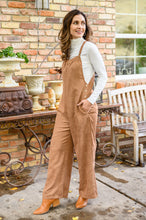 Load image into Gallery viewer, More Than Friends Corduroy Jumpsuit In Camel
