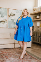 Load image into Gallery viewer, Morning Glory Button Down Dress
