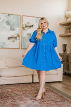 Load image into Gallery viewer, Morning Glory Button Down Dress
