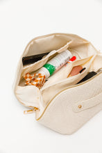 Load image into Gallery viewer, New Dawn Large Capacity Cosmetic Bag in White

