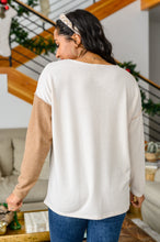 Load image into Gallery viewer, No Better Place Color Block Long Sleeve V-Neck Top
