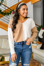 Load image into Gallery viewer, No Better Place Color Block Long Sleeve V-Neck Top
