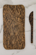 Load image into Gallery viewer, Palm Wood Cheese Board And Knife Set
