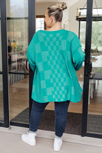 Load image into Gallery viewer, Pinky Swear Checkered Open Front Cardigan

