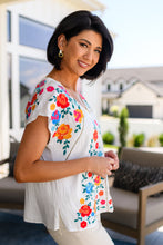 Load image into Gallery viewer, Rose Garden Embroidered Blouse
