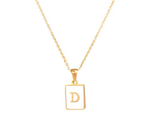Load image into Gallery viewer, PREORDER: 18K Gold Plated Initial Necklace
