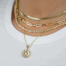 Load image into Gallery viewer, PREORDER: Mini Radiant Initial Necklace
