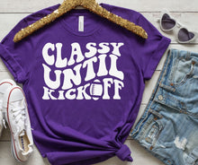 Load image into Gallery viewer, PREORDER: Classy Until Kickoff Graphic Tee in 10 Colors
