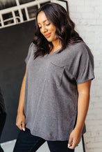 Load image into Gallery viewer, The Weekender Top in Charcoal
