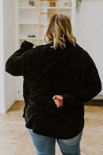 Load image into Gallery viewer, Warm-Hearted Chenille Shacket In Black
