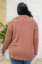 Load image into Gallery viewer, Windsor Textured Shacket in Chestnut
