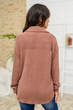 Load image into Gallery viewer, Windsor Textured Shacket in Chestnut
