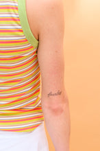 Load image into Gallery viewer, Words For A Season Temporary Tattoo
