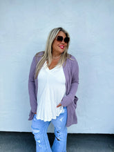 Load image into Gallery viewer, PREORDER: Reese Ribbed Cardigan in Seven Colors
