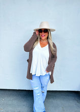 Load image into Gallery viewer, PREORDER: Reese Ribbed Cardigan in Seven Colors
