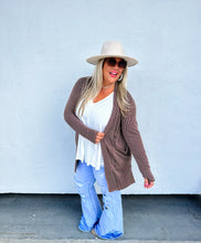 Load image into Gallery viewer, PREORDER: Reese Ribbed Cardigan in Seven Colors
