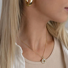 Load image into Gallery viewer, PREORDER: Mini Radiant Initial Necklace
